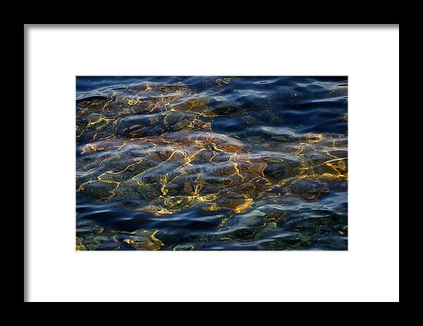 Ripples Framed Print featuring the photograph Pacific Calm by David Kleinsasser