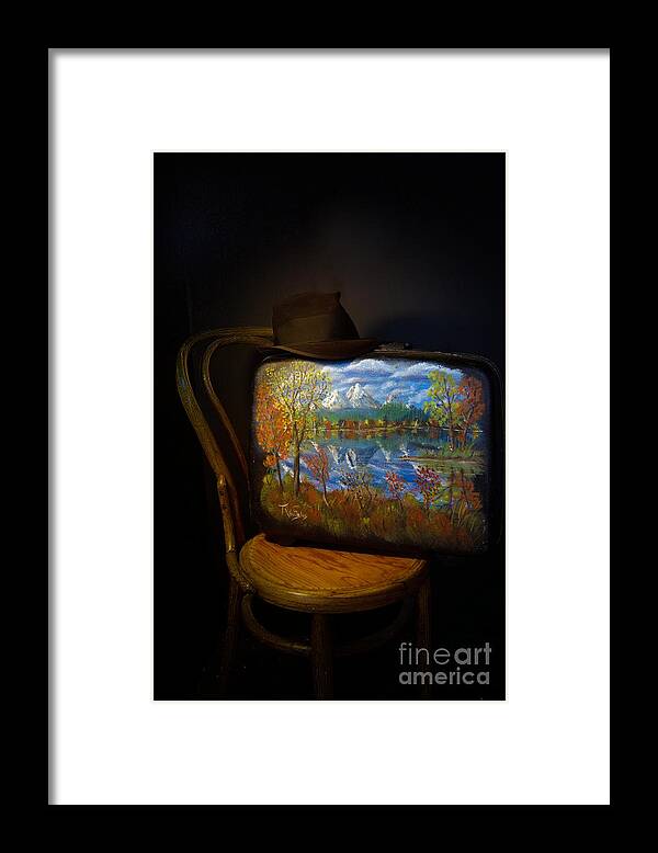 Suitcase Framed Print featuring the photograph Packed And Ready by The Stone Age