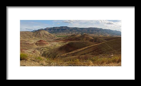 Hills Framed Print featuring the photograph Painted Hills Viewpoint by Richard Ferguson