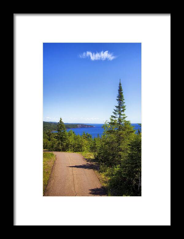 Palisade Head Framed Print featuring the photograph Palisade Head - Tettegouche State Park by Bill and Linda Tiepelman