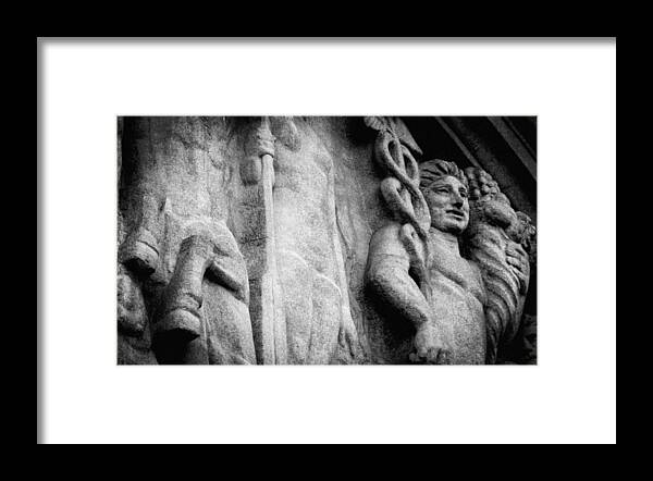 Paris Framed Print featuring the photograph Paris Stone Facade by Tony Grider