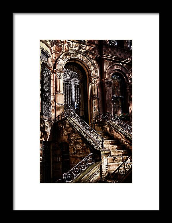 Architecture Framed Print featuring the photograph Park Slope Building 33 Take 1 by Val Black Russian Tourchin