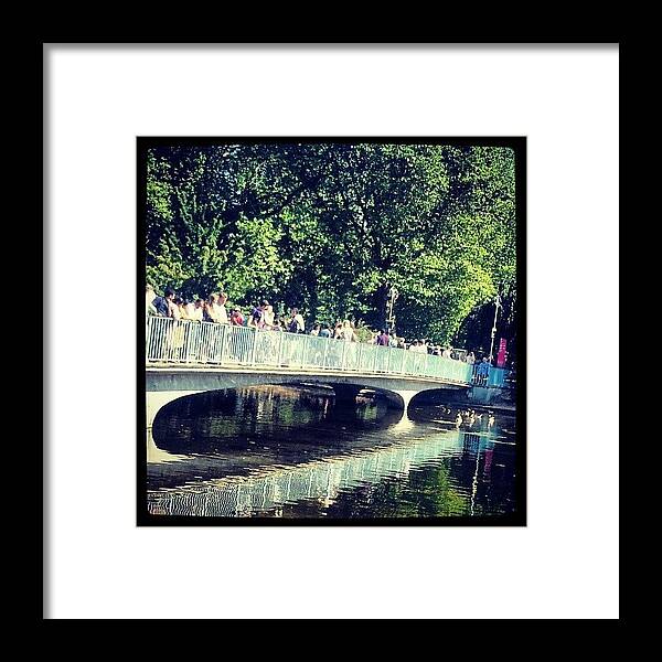 Summer Framed Print featuring the photograph #park #stjamespark #london #city by Mish Hilas