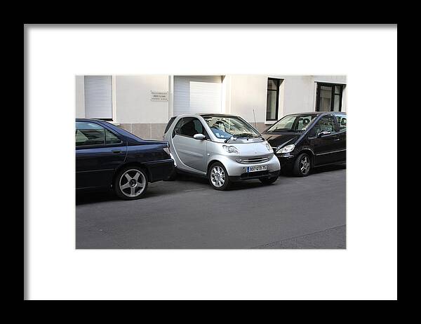 Parking Framed Print featuring the photograph Parking in Paris by Pat Moore