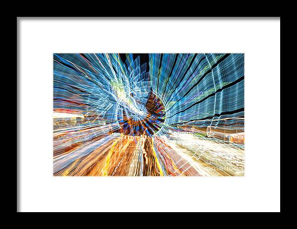 Alexandria Framed Print featuring the photograph Particle Accelerator with Angel by Jim Moore