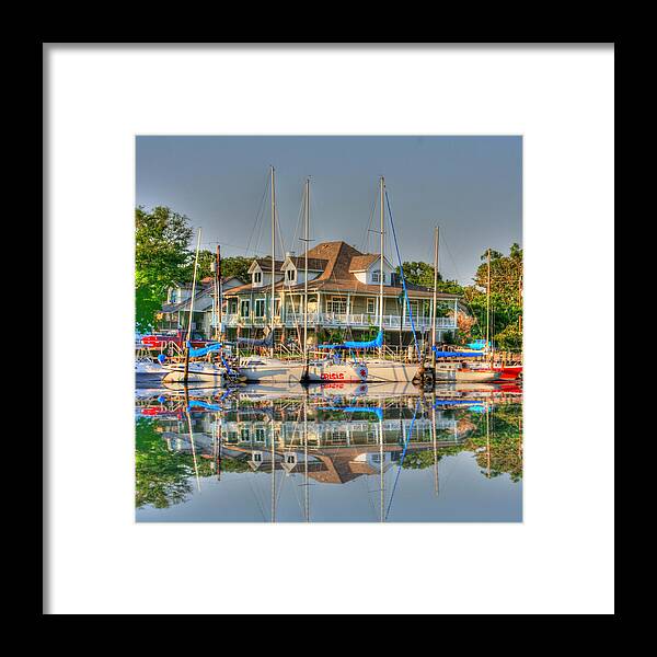 Pascagoula Framed Print featuring the photograph Pascagoula Boat Harbor by Barry Jones