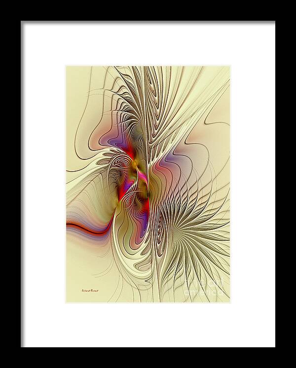 Passions Framed Print featuring the digital art Passions and Desires by Deborah Benoit