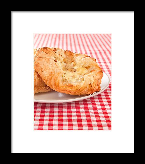 Baked Framed Print featuring the photograph Pastries by Tom Gowanlock