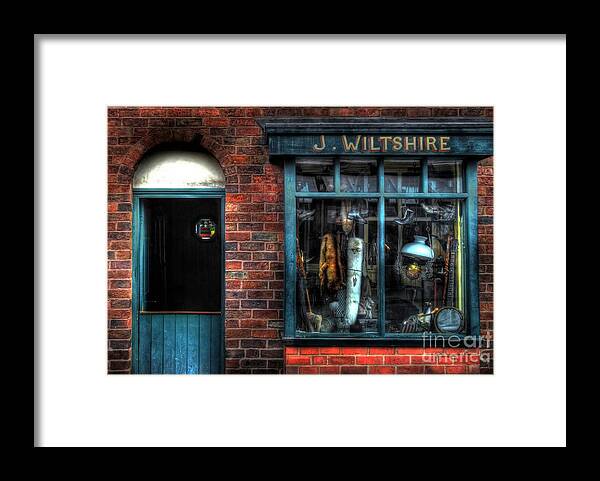 Art Framed Print featuring the photograph Pawnbroker's Shop by Yhun Suarez