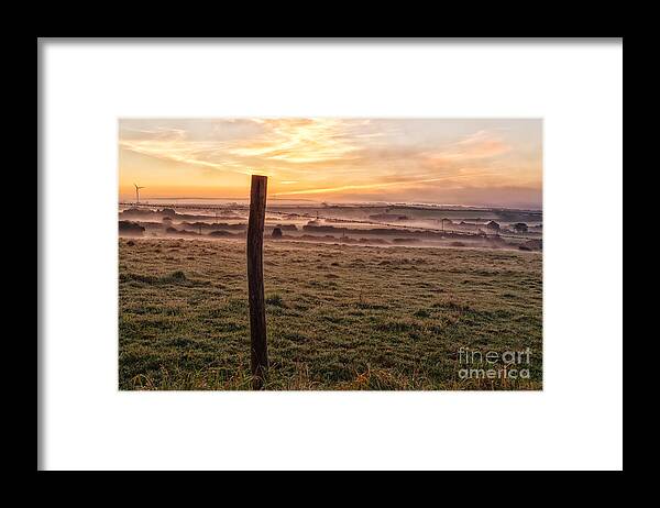 Black And White Framed Print featuring the photograph Peace And Tranquillity by John Farnan