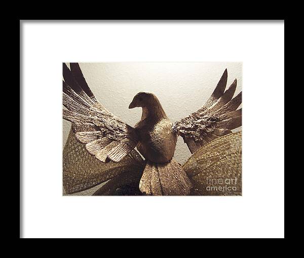 Dove Framed Print featuring the photograph Peace by Vonda Lawson-Rosa