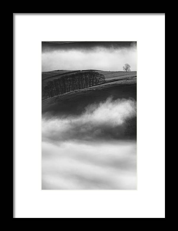 Peak District Framed Print featuring the photograph Peak District Landscape by Andy Astbury