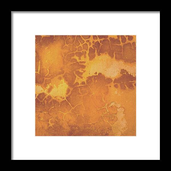 Peeling Framed Print featuring the photograph Peeling ochre wall by Nic Squirrell