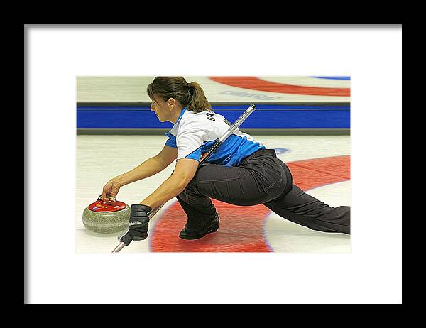 Curling Framed Print featuring the photograph Perfect Form by Lawrence Christopher