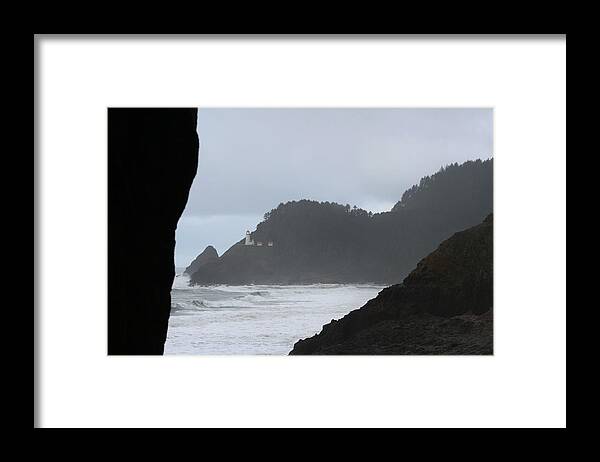 Ocean Framed Print featuring the photograph Perspective by Holly Ethan