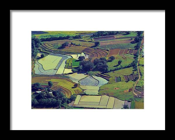 Philippine Framed Print featuring the photograph Philippine Patchwork by Craig Wood