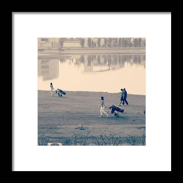 Picture Framed Print featuring the photograph #picture #picoftheday #photogram by Wong Hendrick