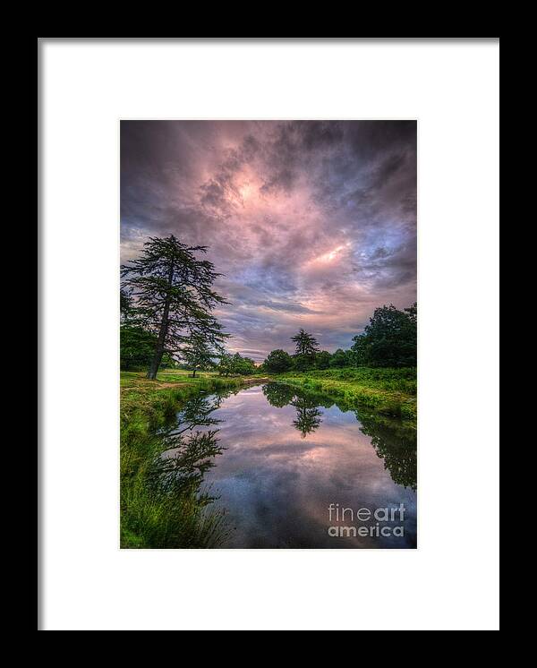Landscape Framed Print featuring the photograph Pink Flow by Yhun Suarez