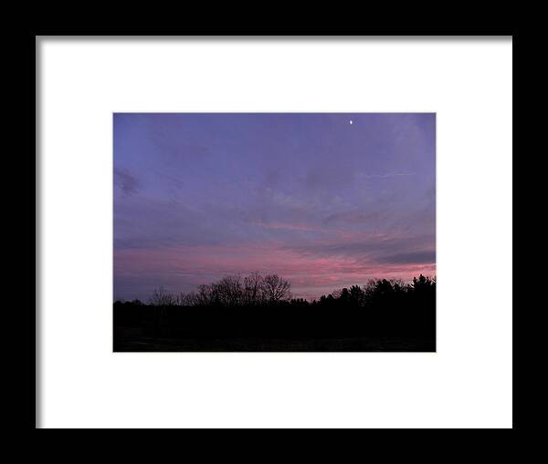 Pink Framed Print featuring the photograph Pink Skys Above by Kim Galluzzo