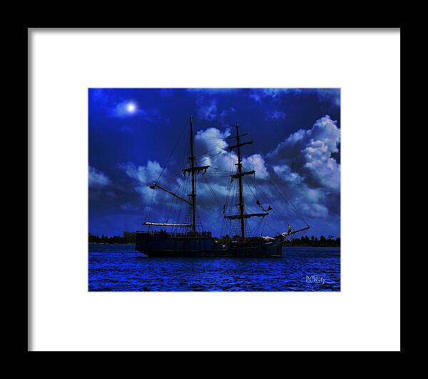 Pirate Framed Print featuring the photograph Pirate's Blue Sea by Patrick Witz