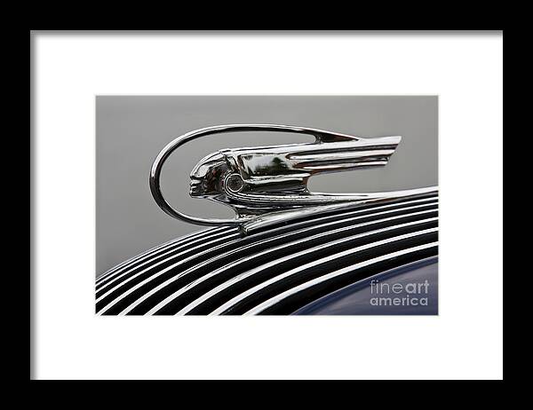Classic Automobile Framed Print featuring the photograph Pontiac Ornament by Dennis Hedberg
