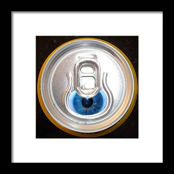 Blue Framed Print featuring the photograph Pop Eye by Cameron Bentley