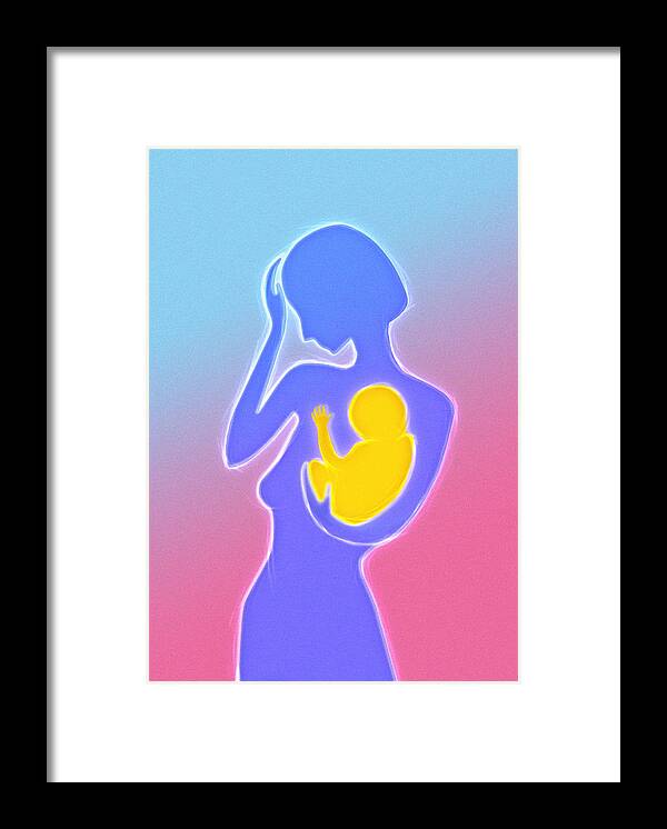 Postnatal Depression Framed Print featuring the photograph Postnatal Depression by David Gifford