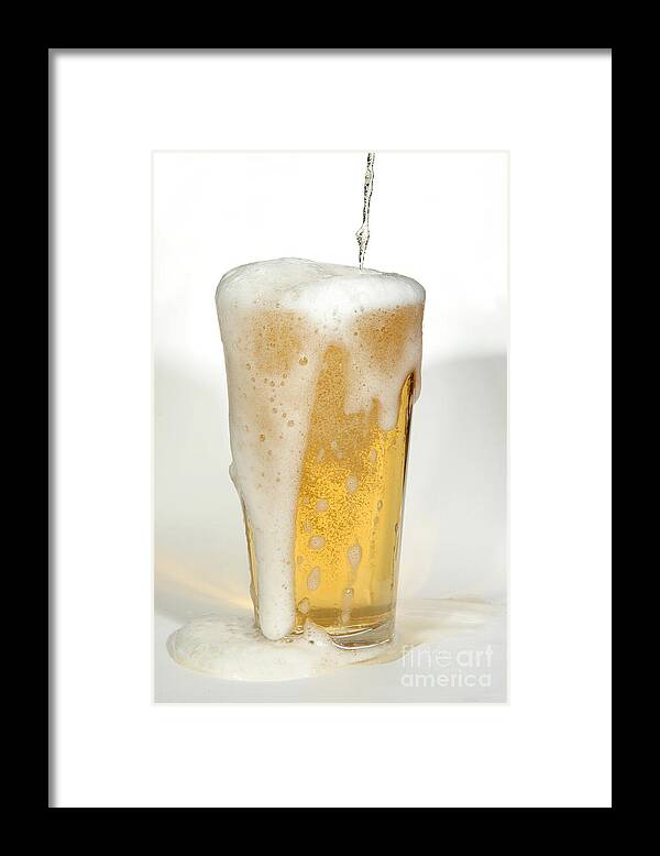 Beer Framed Print featuring the photograph Pouring Beer by Ted Kinsman