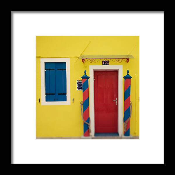 Italy Framed Print featuring the photograph Primary Colors by Irene Suchocki