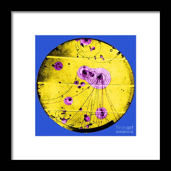 History Framed Print featuring the photograph Proton-photon Collision by Omikron