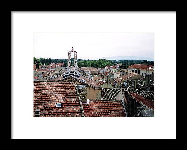 Provence Framed Print featuring the photograph Provencal Skyline by Pat Purdy