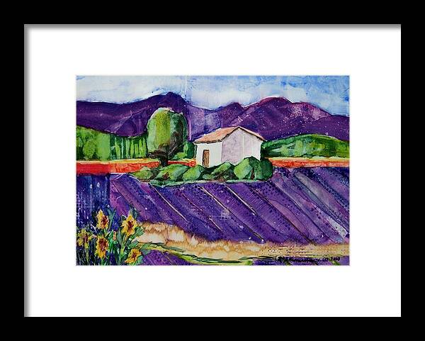 Provence Framed Print featuring the painting Provence by Regina Ammerman