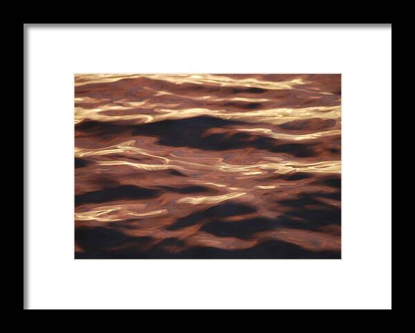 Purple Framed Print featuring the photograph Purple Abstract Water by Michael Merry