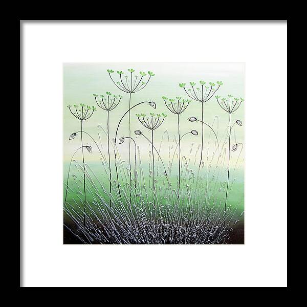 Allium Framed Print featuring the painting Pursuit by Amanda Dagg