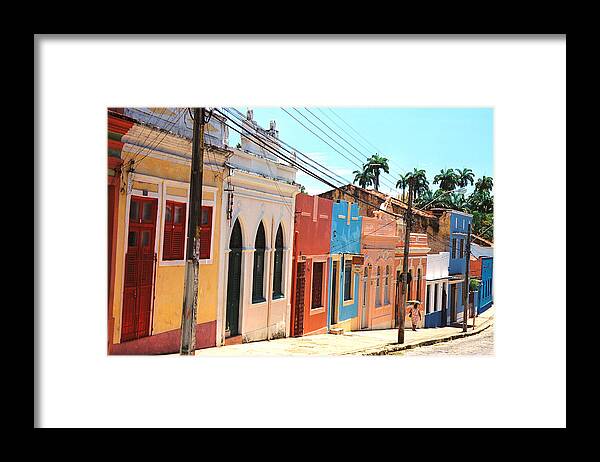 Brazil Framed Print featuring the photograph Quiet Streets by Claude Taylor