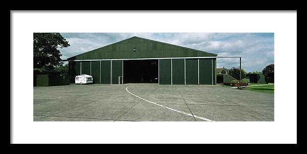 Ww2 Framed Print featuring the photograph RAF Elvington Hangar by Jan W Faul