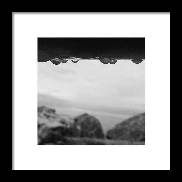 Water Framed Print featuring the photograph Rained Out by Angela Josephine