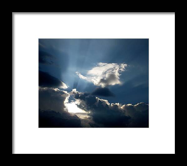 Sun Rays Framed Print featuring the photograph Rays of Light by Mark Dodd