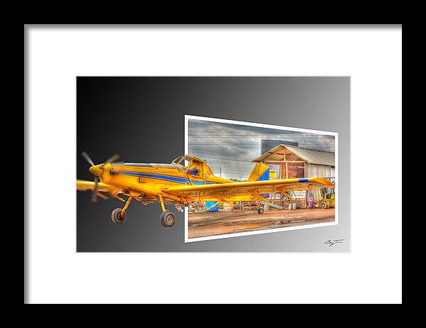 Crop Duster Framed Print featuring the photograph Ready to Fly by Barry Jones