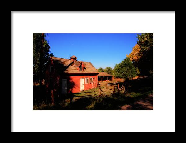 Barn Framed Print featuring the photograph Red Barn 2 by Paul Beckelheimer