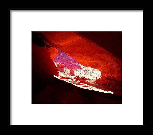 Valley Of Fire Framed Print featuring the photograph Red Hot Rocks by Donna Spadola
