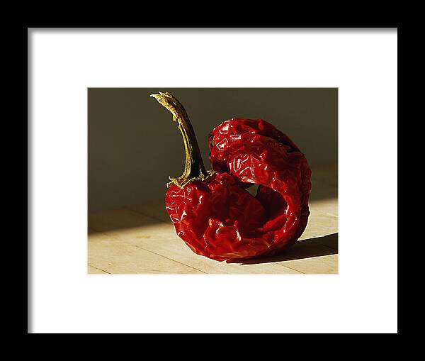 Vegetables Framed Print featuring the photograph Red Pepper by Joe Schofield