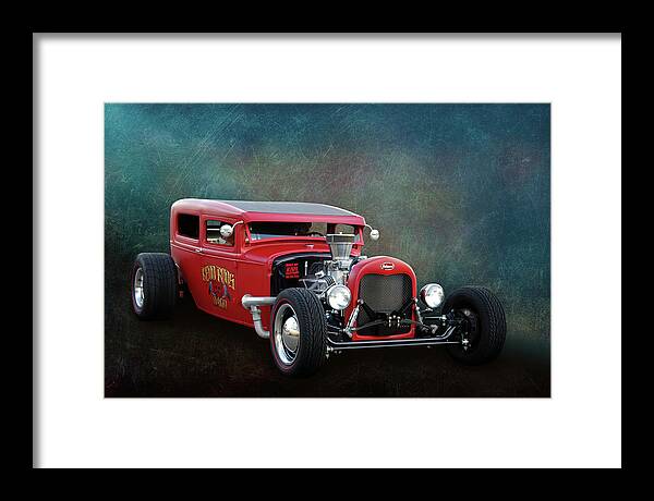 Ford Framed Print featuring the photograph Redd Rod by Bill Dutting