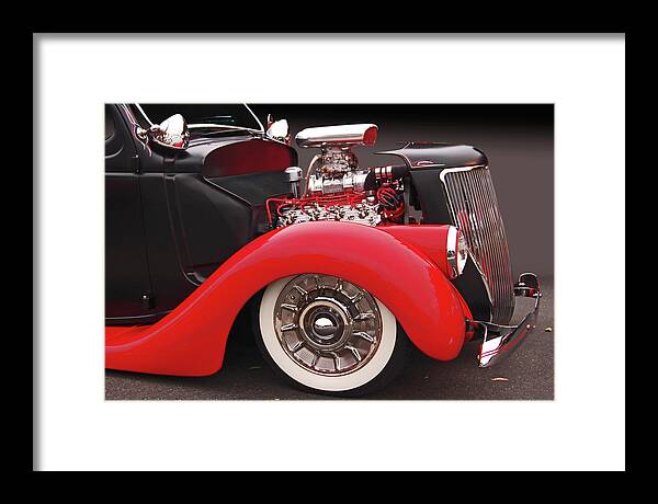 36 Framed Print featuring the photograph Red'n Satin by Bill Dutting