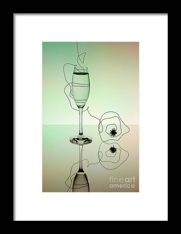 Glass Framed Print featuring the photograph Reflection 02 by Nailia Schwarz