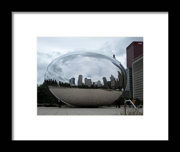 Chicago Framed Print featuring the photograph ReflectionII by Val Oconnor