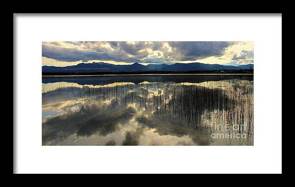 Lakes Framed Print featuring the photograph Reflective Clouds by Roland Stanke