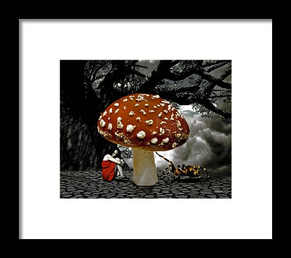 Fantasy Framed Print featuring the photograph Refuge by Jim Painter