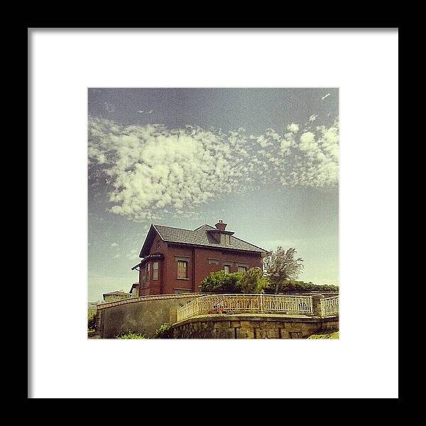 Instagram Framed Print featuring the photograph Res House #getxo #architecture #cloud by David R