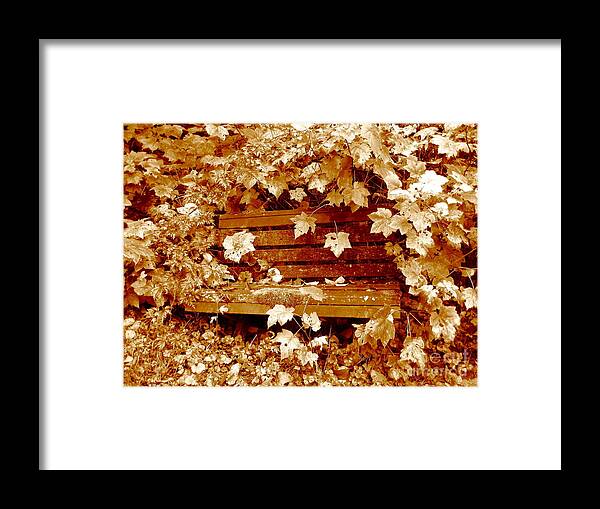 Sepia Framed Print featuring the photograph Resting Too by Kathy Bassett